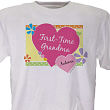 First -Time Grandma New Baby Personalized T-shirt 32293X